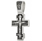 Православный серебряный нательный крестик, серебро 925 проба