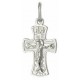 Православный нательный крест из серебра 925 пробы