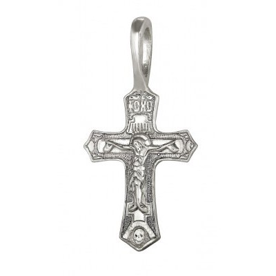 Крест "Крест - хранитель всей Вселенной..." из серебра 925 пробы фото
