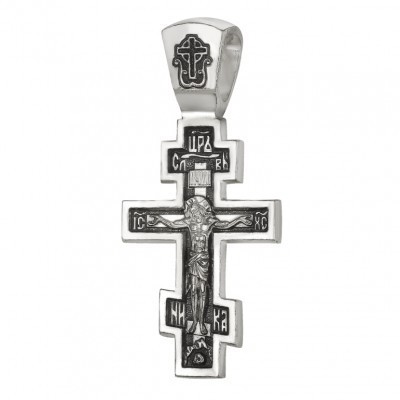  Крест православный, серебро 925 проба фото