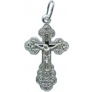 Православный нательный крест из серебра 925 пробы