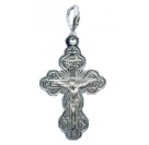  Православный нательный крест из серебра 925 пробы