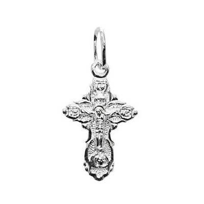 Серебряный нательный крест из серебра 925 пробы фото