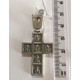 Православный нательный крест с ликами Спасителя, Богородицы святых и ангелов, из серебра 925 пробы с чернением