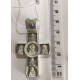 Крест православный "Распятие Христово с предстоящими" из серебра 925 пробы с чернением