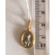 Святая Анна. Именная иконка-кулон, серебро 925 пробы с желтой позолотой