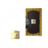 Золотая наклейка "Знак зодиака Овен", размер 1*1.5, 1.5*1.5 (элитные подарки- бижутерия) фото