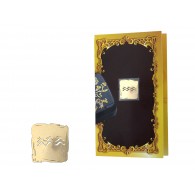 Золотая наклейка "Знак зодиака Водолей", размер 1*1.5, 1.5*1.5 (элитные подарки- бижутерия) фото