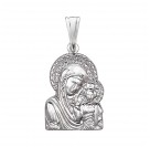 Казанская Богородица. Образок из серебра 925 пробы 
