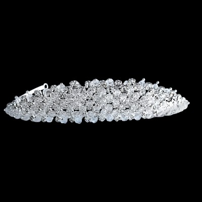 Элитная корона (диадема, ободок для волос) с ювелирным стеклом, Viva Choice (элитная бижутерия) 48.80 гр. фото