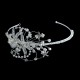 Элитная Корона (диадема, ободок для волос) с имитацией жемчуга и ювелирным стеклом, Viva Choice (элитная бижутерия)