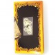 Золотая наклейка "Игральные кости", размер 1,5*3,0 (элитные подарки- бижутерия)