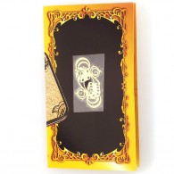 Золотая наклейка "Игральные кости", размер 1,5*3,0 (элитные подарки- бижутерия) фото