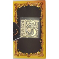 Золотая наклейка "Буква Б" (элитные подарки- бижутерия) фото