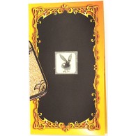 Золотая наклейка "Плейбой", размер 1,5*1,5 (элитные подарки- бижутерия) фото