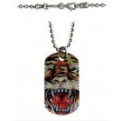 Цепь с подвеской в виде тигра TIGER, Ed Hardy by Christian Audigier (элитная бижутерия)